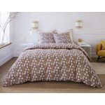 BATON ROUGE Parure housse de couette 100% gaze de coton imprimé verone. Coloris disponibles : Multicolore