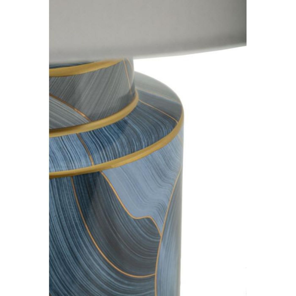 Paris Prix Lampe à Poser en Céramique  Elegant  64cm Bleu