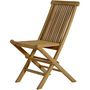 Voir la diapositive 1 : GIvex Chaise pliante de jardin - Teck - DENPASAR