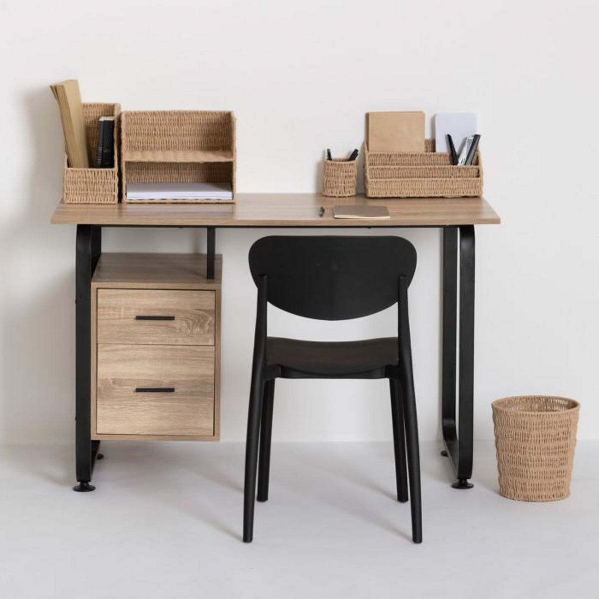 FIVE Pot à Crayons Pour Bureau  Kord  10cm Naturel