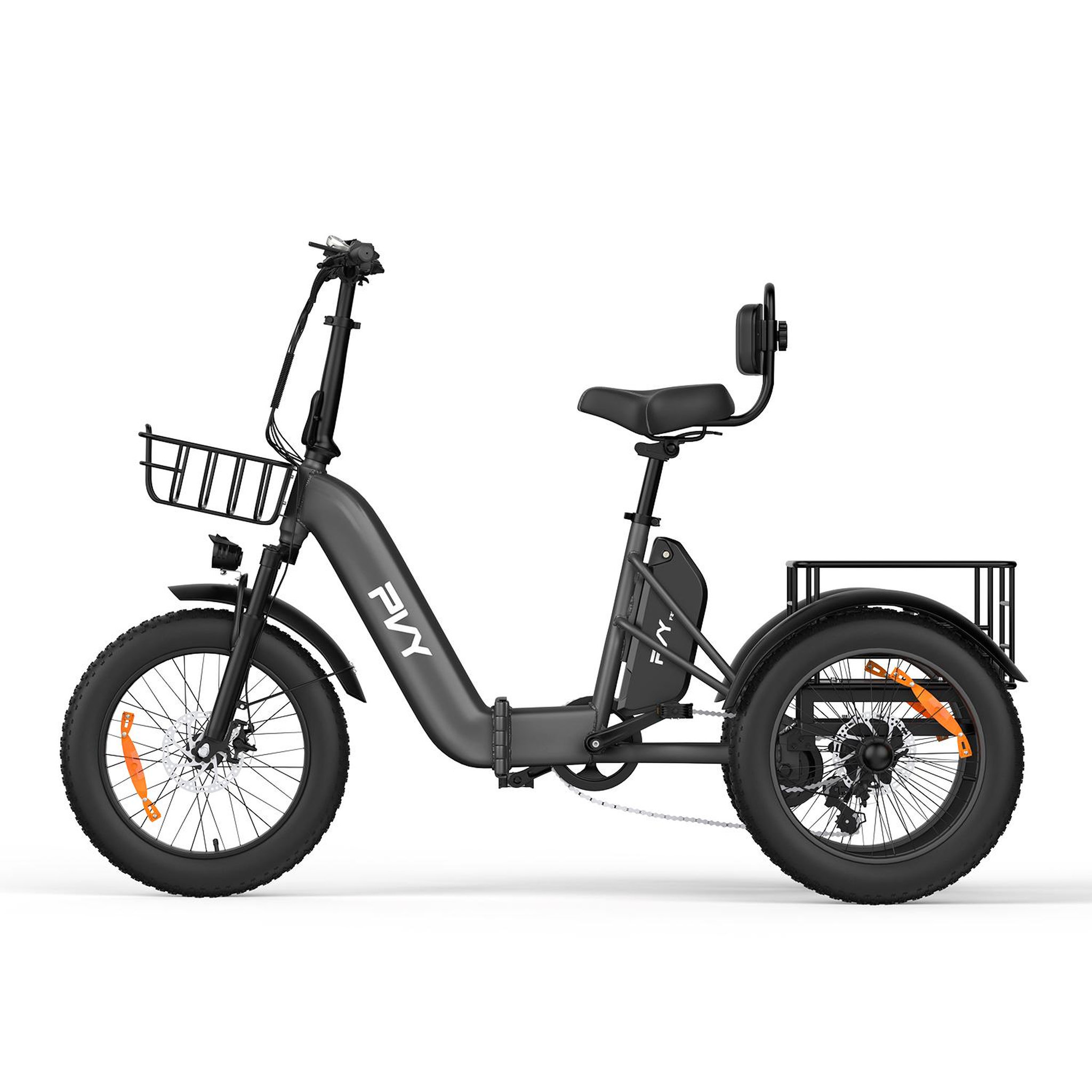 PVY Tricycle électrique de cargaison de pvy f20. Coloris disponibles : Gris, Orange