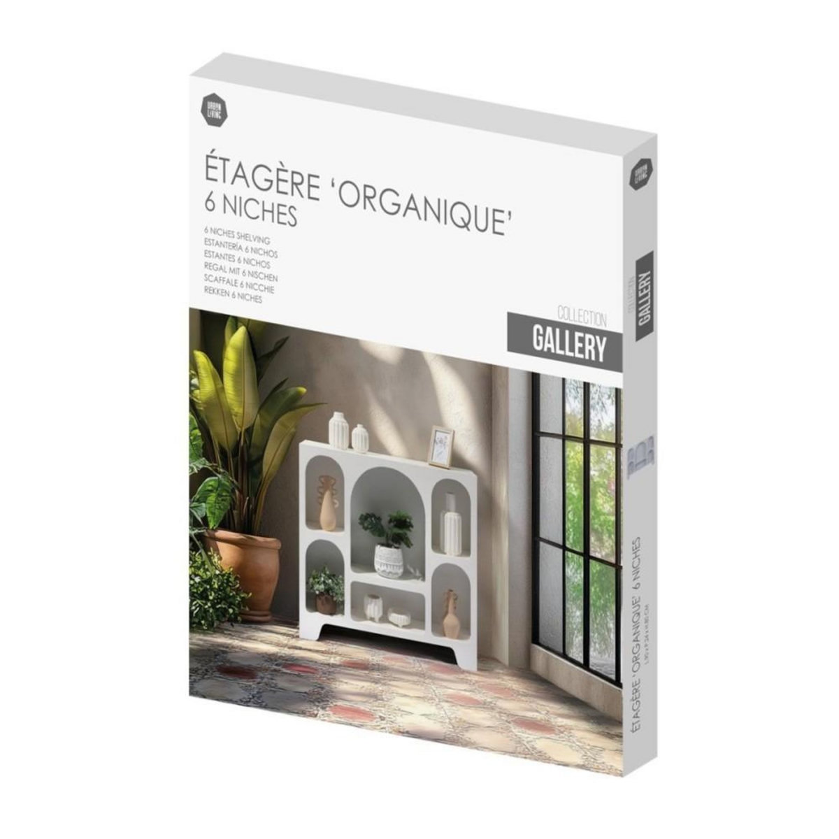 FORNORD Etagère blanche 6 niches Gallery