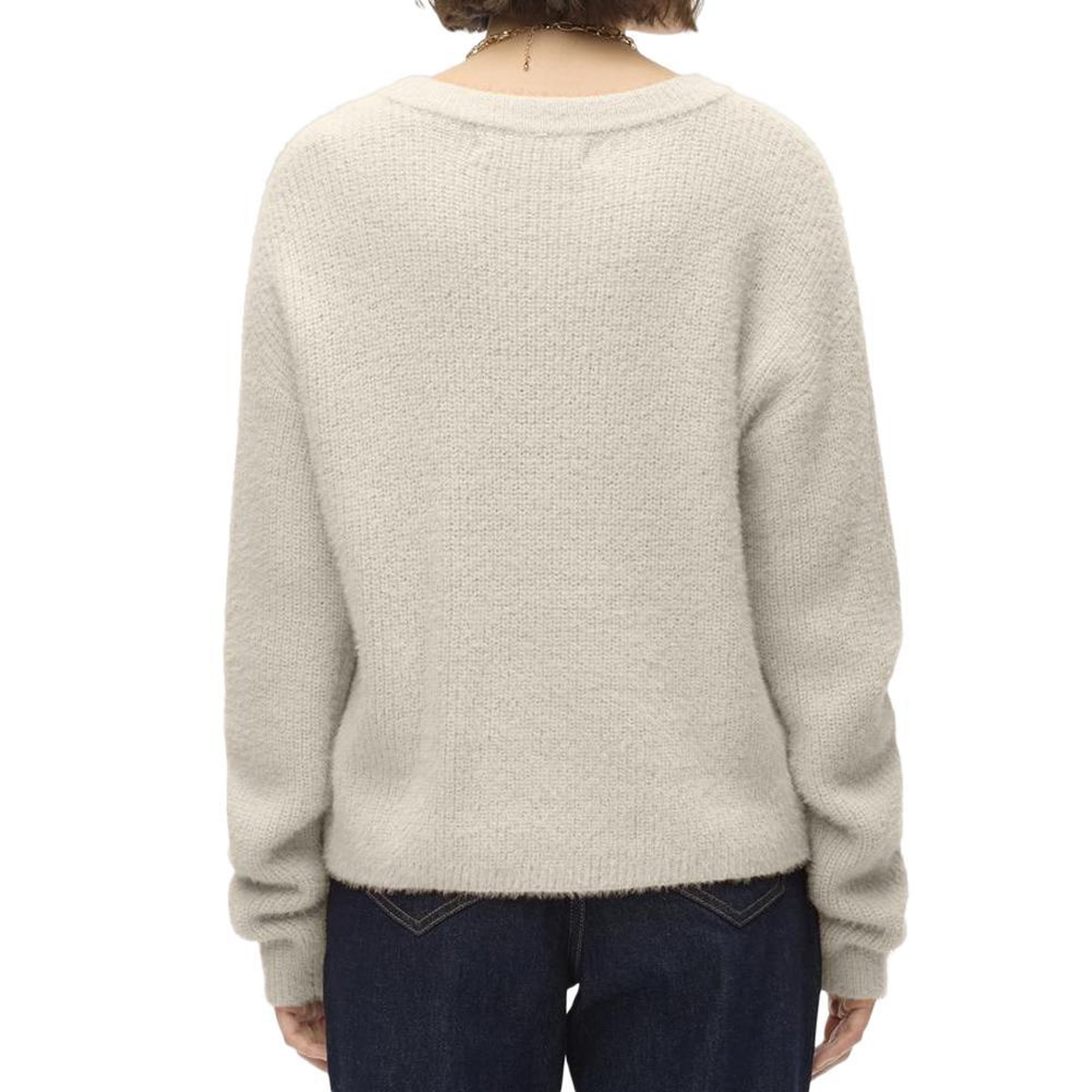 Voir la diapositive 2 : Vero Moda Pull Beige Femme Vero Moda Puff