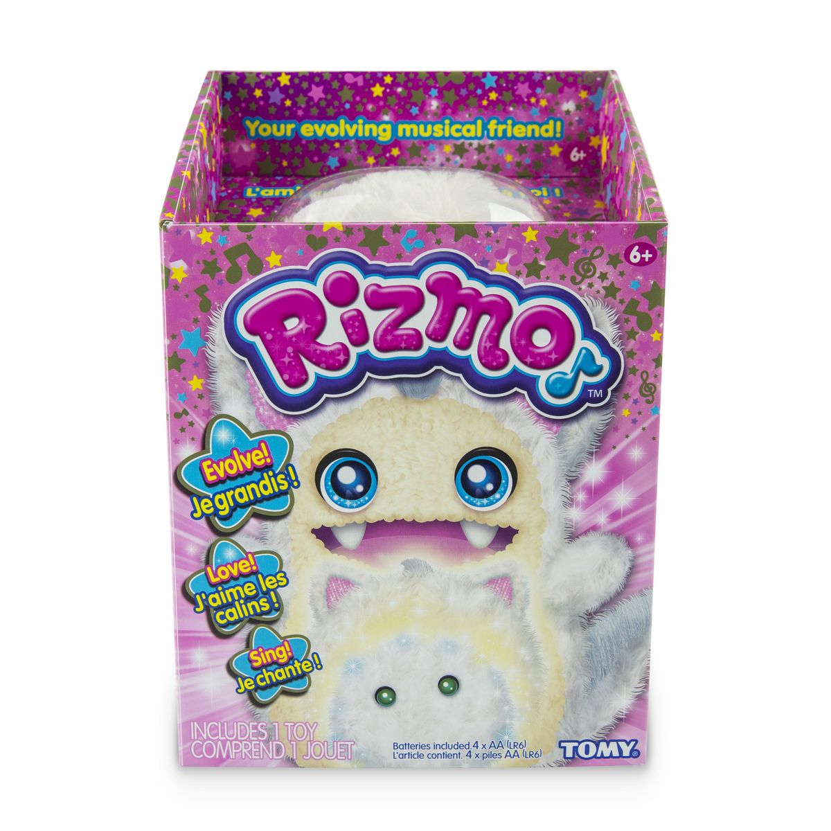 TOMY Peluche évolution interactive Rizmo Snow