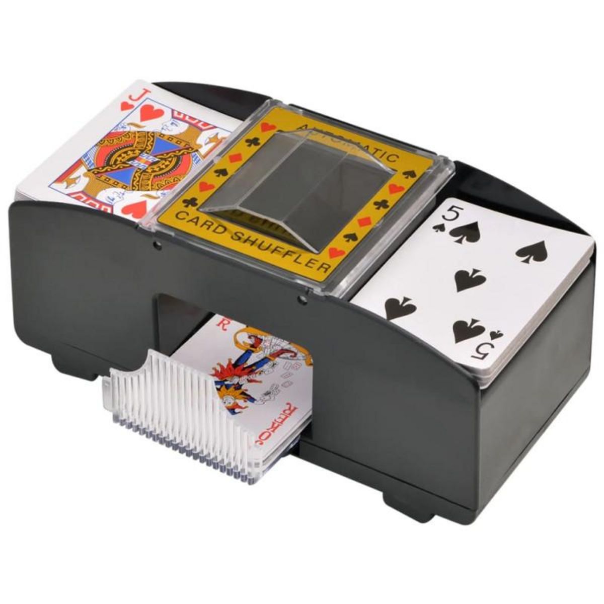 VIDAXL Jeu de Poker Blackjack mixte avec 600 jetons Laser Aluminium