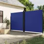 VIDAXL Auvent lateral retractable Bleu 220x1000 cm