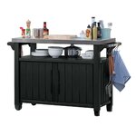 KETER Table de cuisine buffet en résine 279L