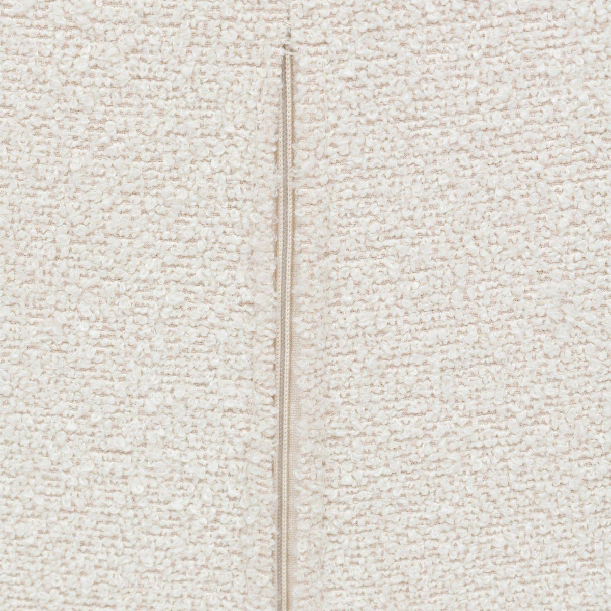 TOILINUX Lot de 2 fauteuils à dîner en bouclette VISOCA - Blanc