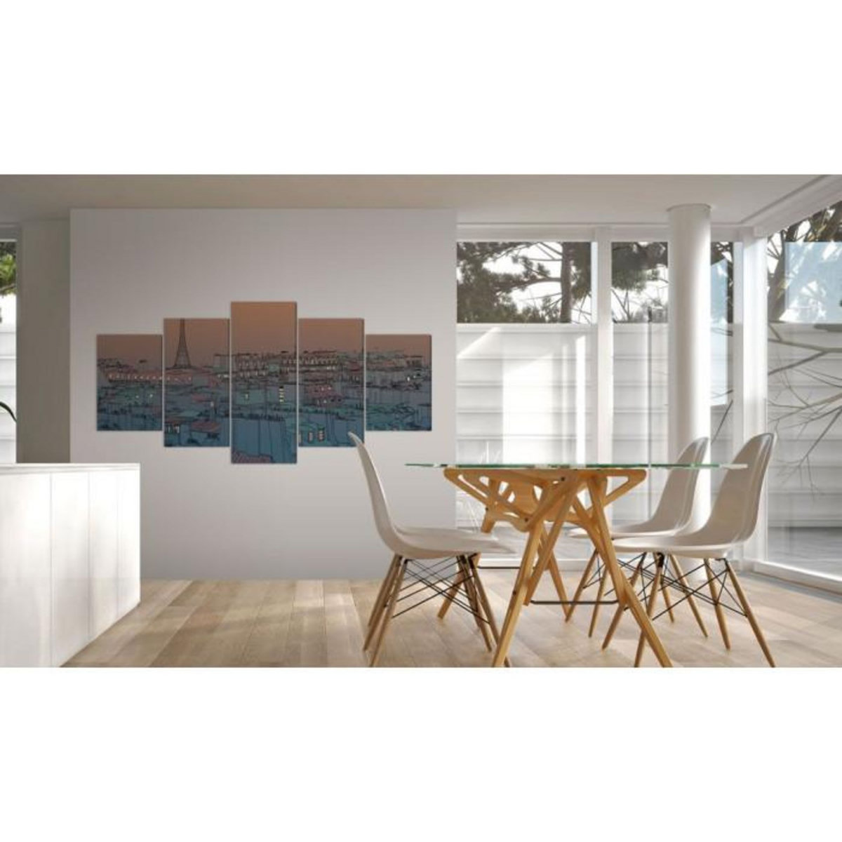 Paris Prix Tableau Imprimé  Paris à la Tombée du Jour