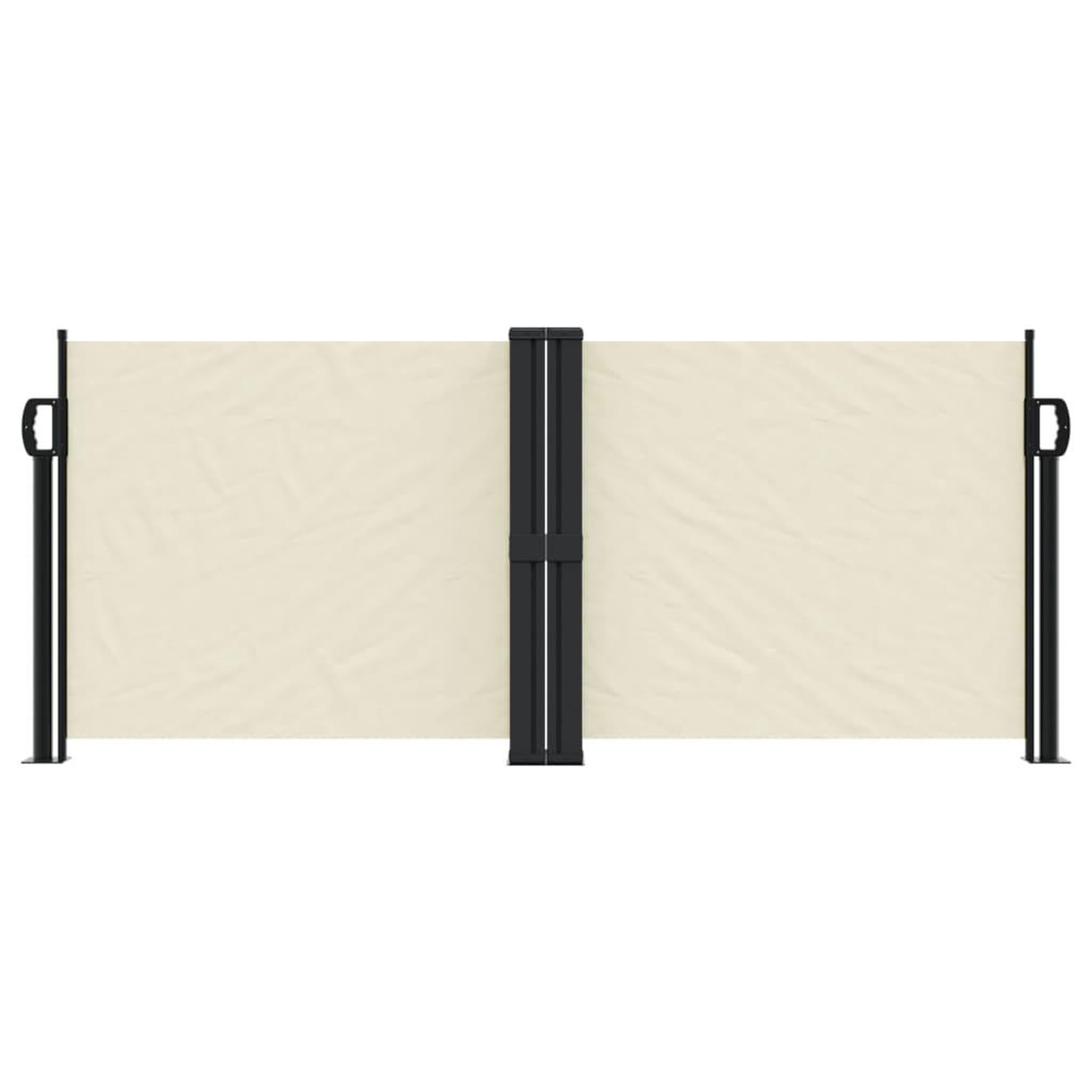 Voir la diapositive 3 : VIDAXL Auvent lateral retractable creme 100x600 cm