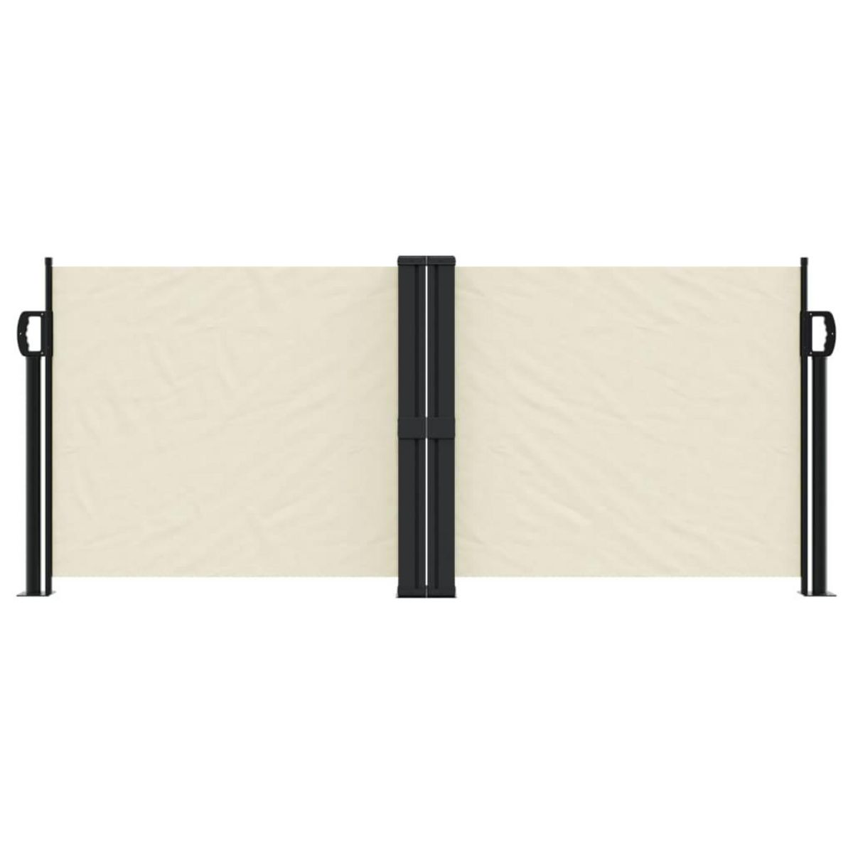 VIDAXL Auvent lateral retractable creme 100x600 cm