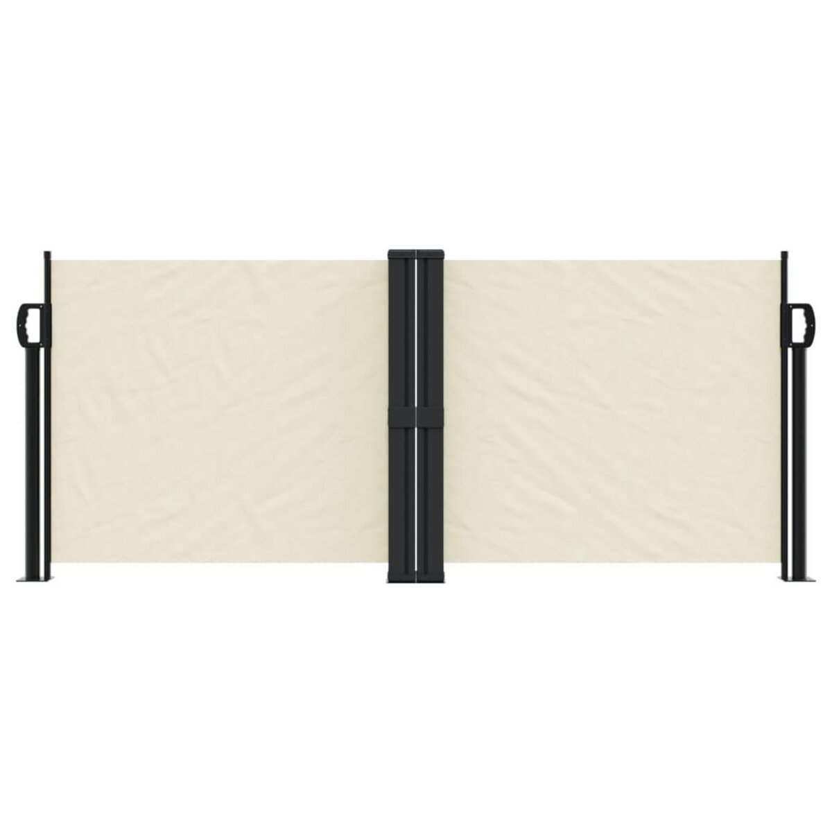 VIDAXL Auvent lateral retractable creme 100x600 cm