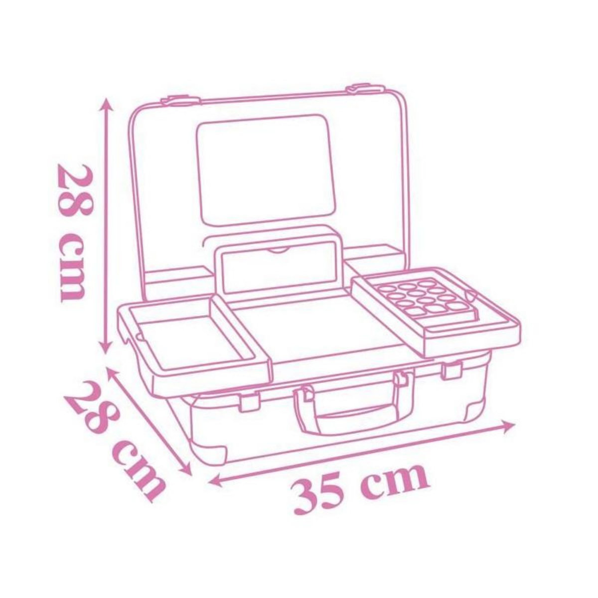 SMOBY Valise de beauté Smoby Disney Princess pastel