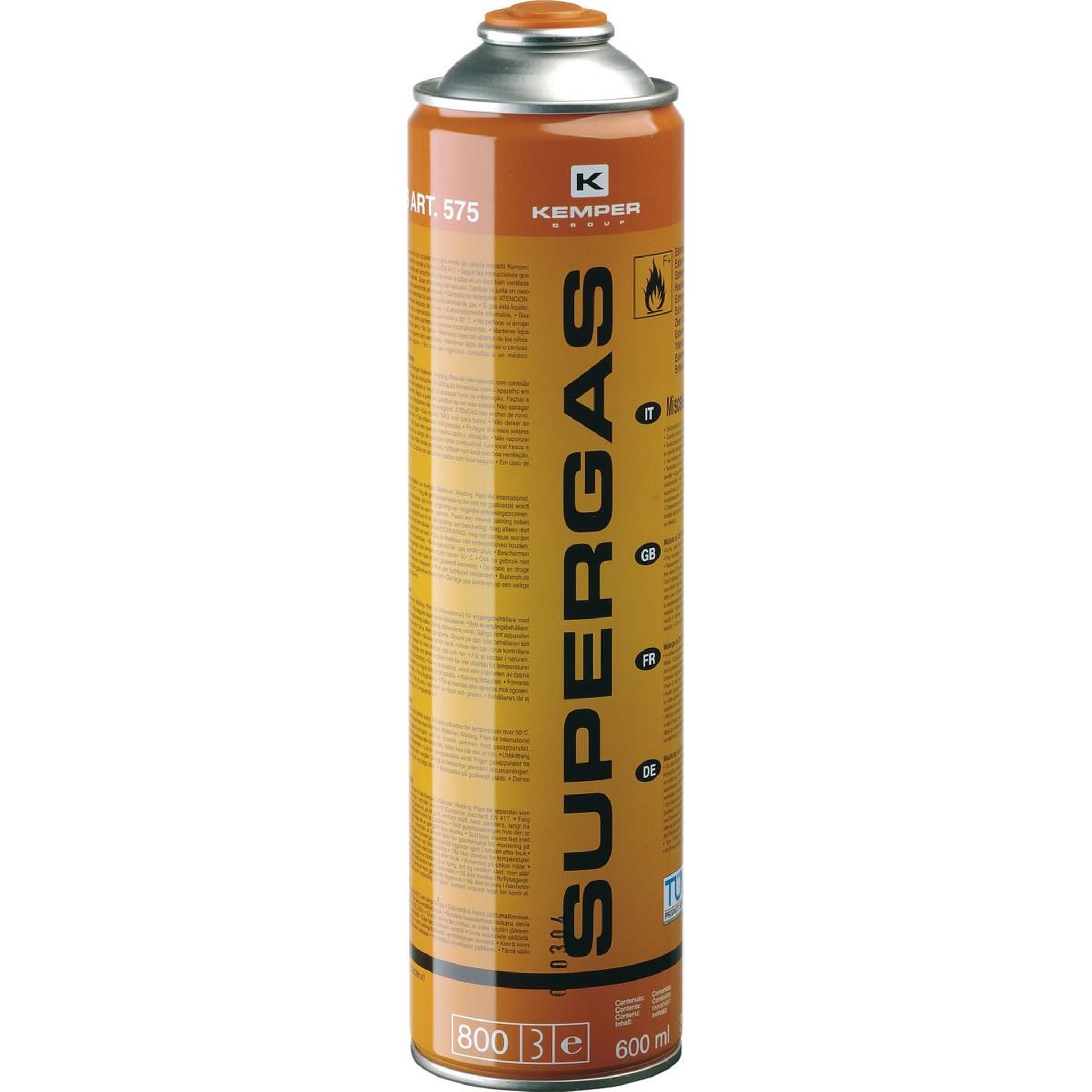 Voir la diapositive 3 : Kemper Pack de 6 cartouches gaz 330g bouteilles butane propane 600ml kemper bonbonne gaz universelle valve 7/16