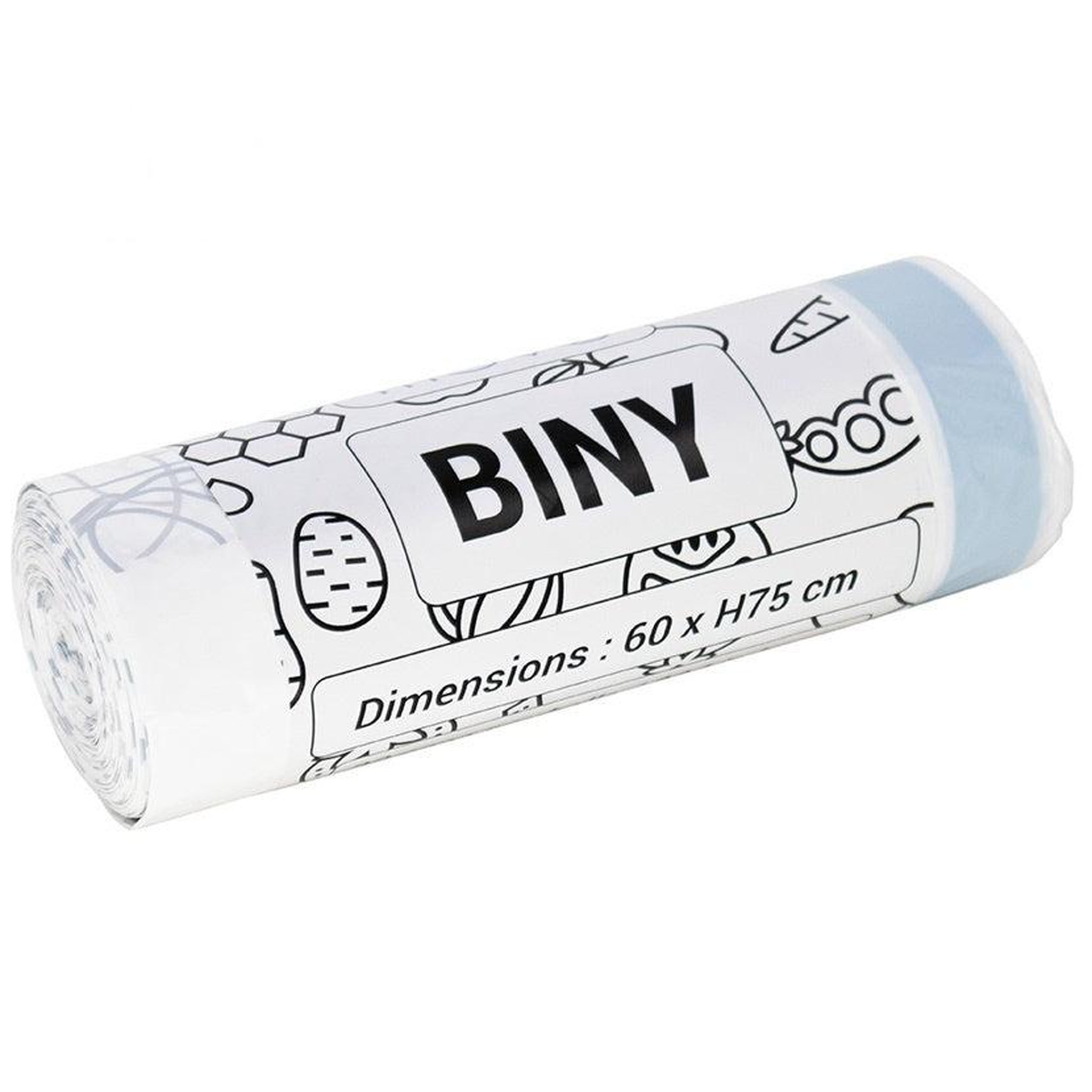 Voir la diapositive 5 : Kitchen move 20 sacs poubelles résistants 30l/50l - biny