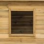 Voir la diapositive 4 : VIDAXL Maisonnette d extérieur 120x120x146 cm Bois de pin