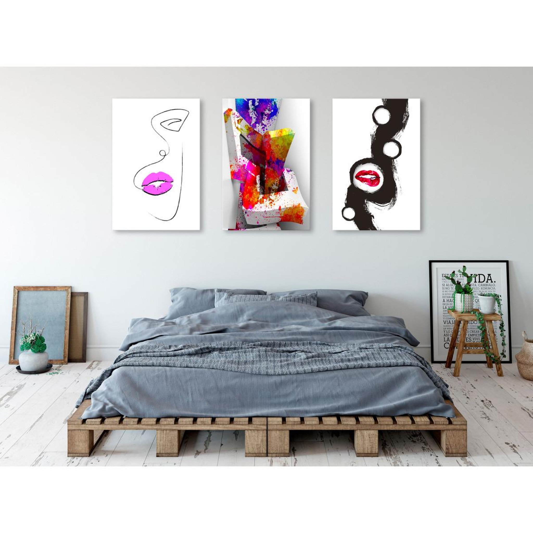 Voir la diapositive 2 : Paris Prix Tableau imprimé  abstract collection