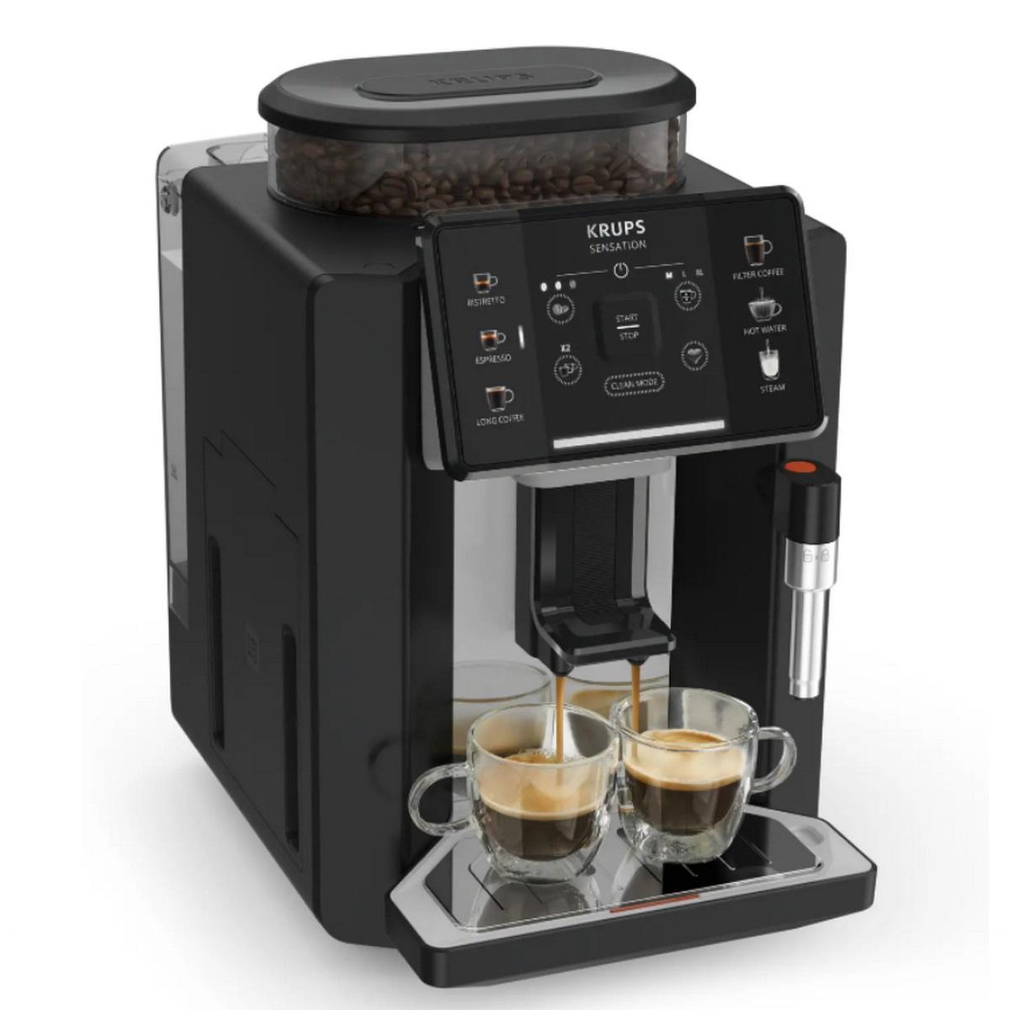 Voir la diapositive 2 : KRUPS Robot café 15 bars noir - ea910a10