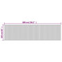 Voir la diapositive 6 : VIDAXL Cloison de separation gris 165x600 cm bambou