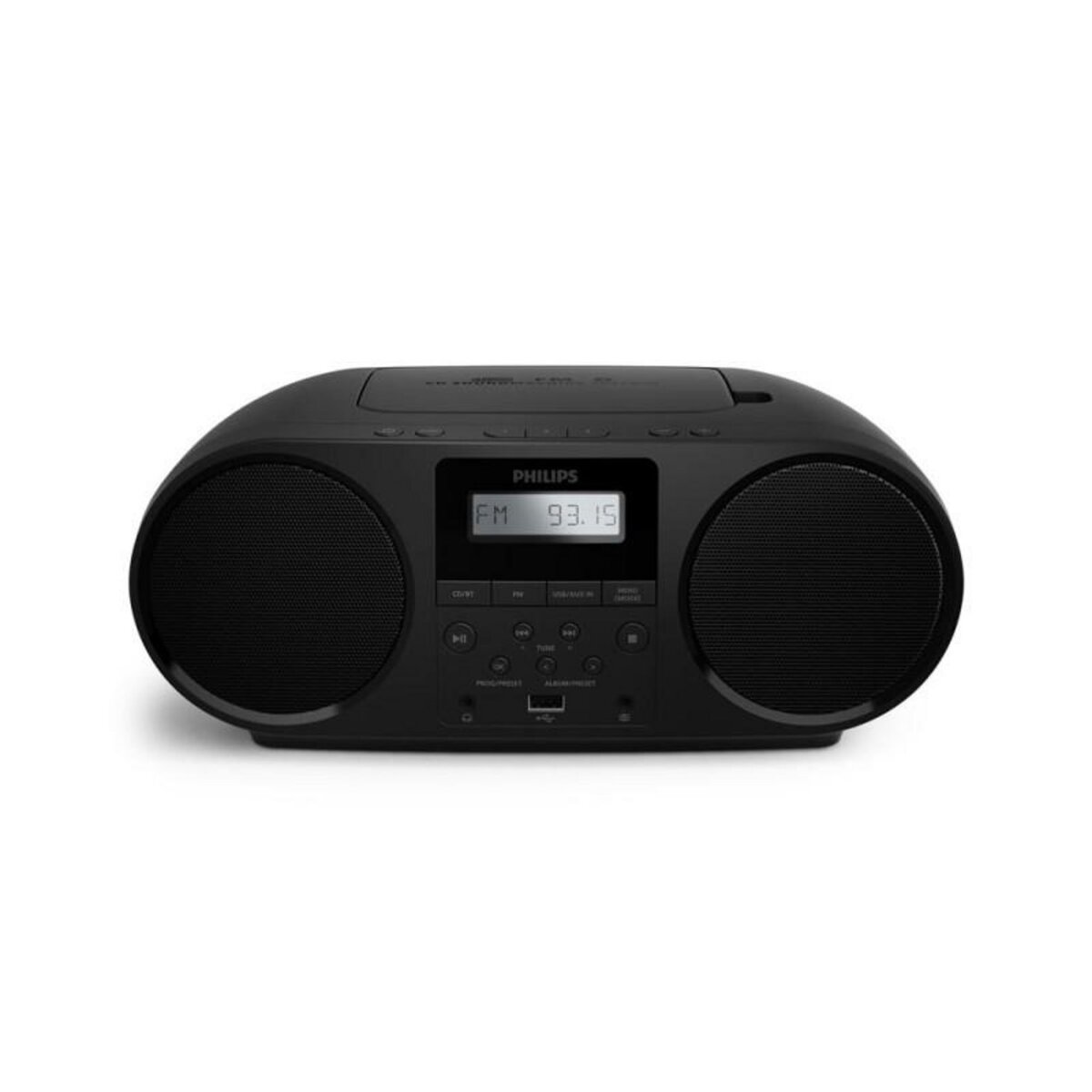 Philips Radio FM Philips TAZ5000 avec Lecteur CD Noir