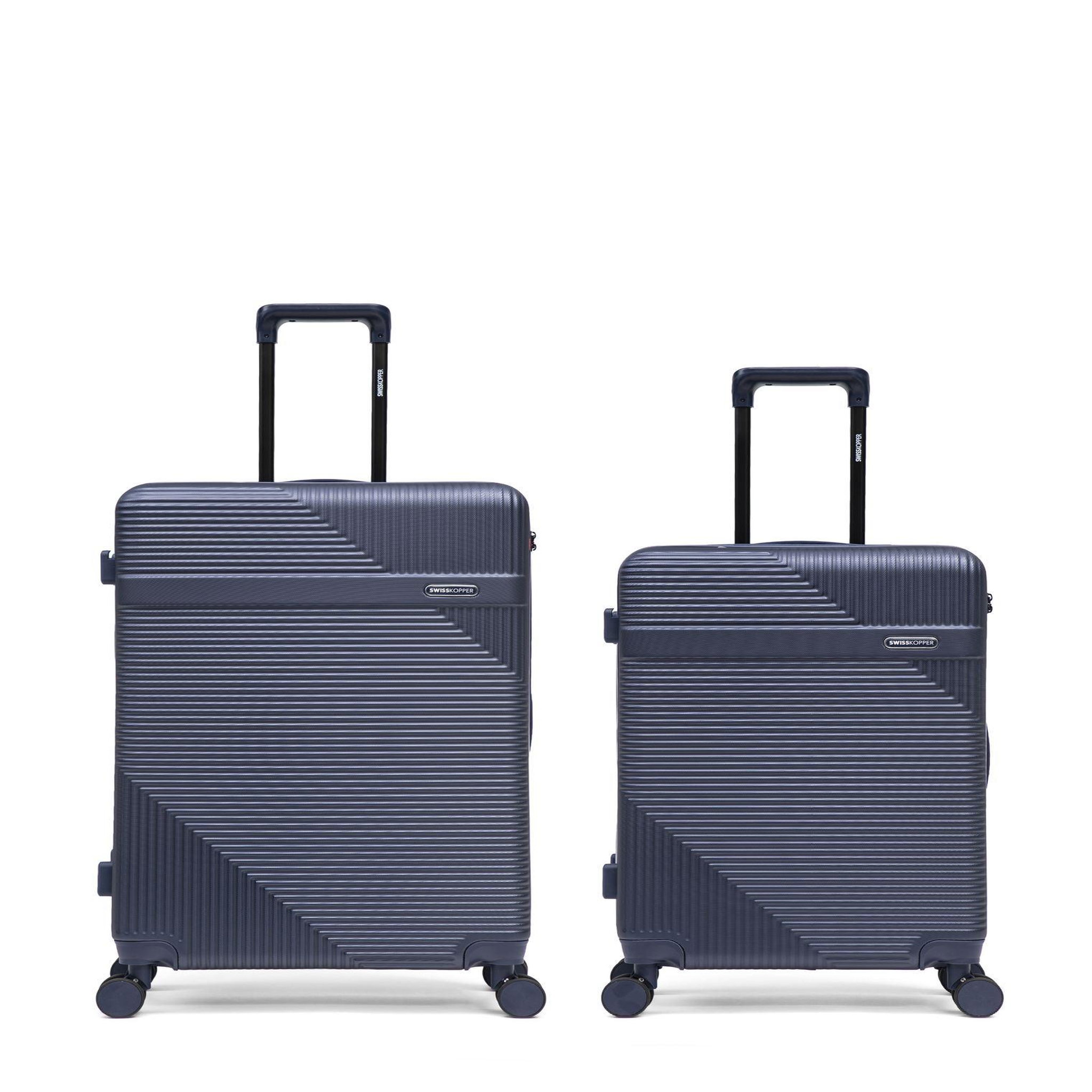 SWISS KOPPER Lot de 2 Valises Rigides Grand Format et Taille Moyenne WOHLEN