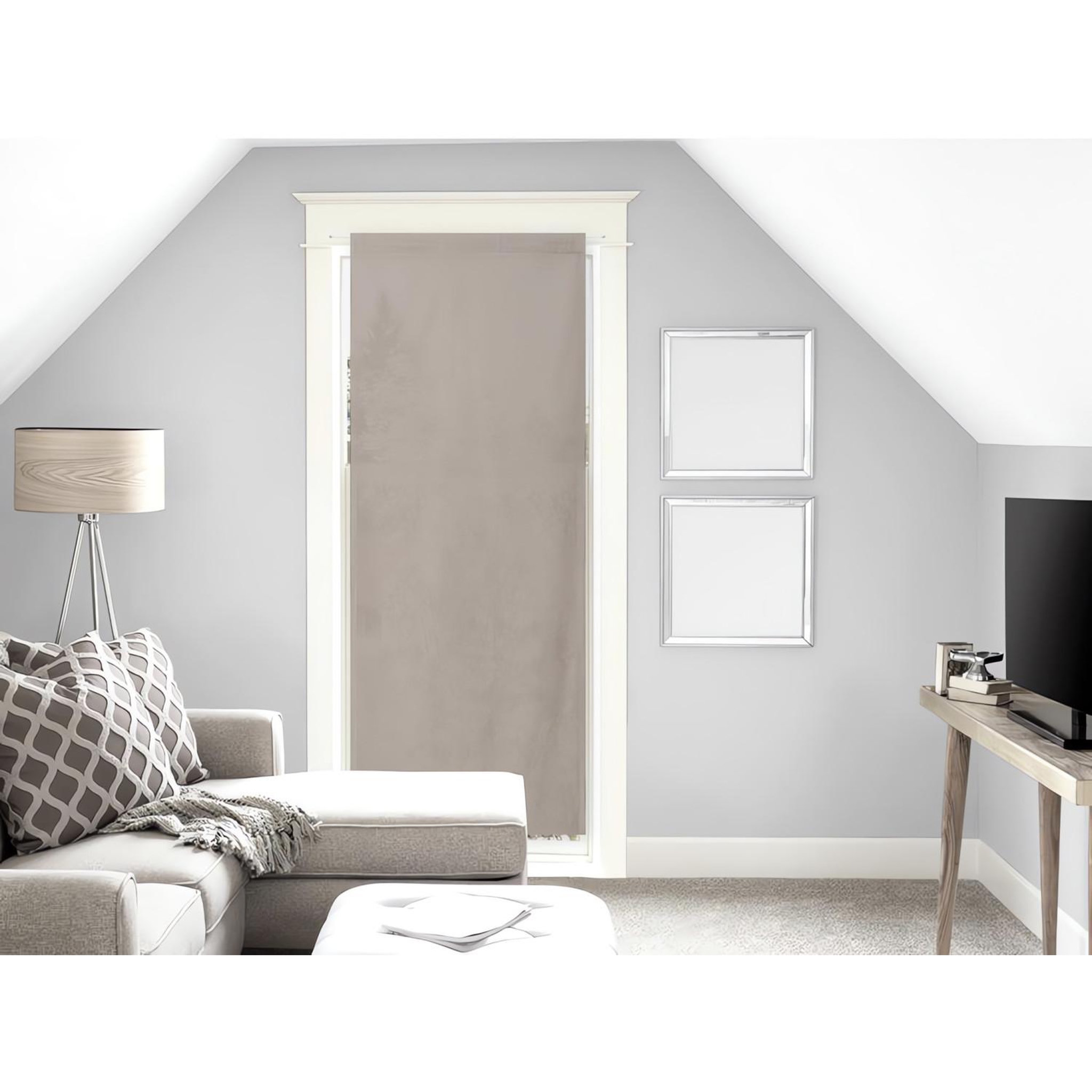 SOLEIL D'OCRE Voile pour porte fenêtre en coton PANAMA, par Soleil d'Ocre