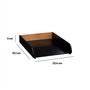 Voir la diapositive 3 : FIVE Range-documents pour bureau en bambou BAVA - Noir