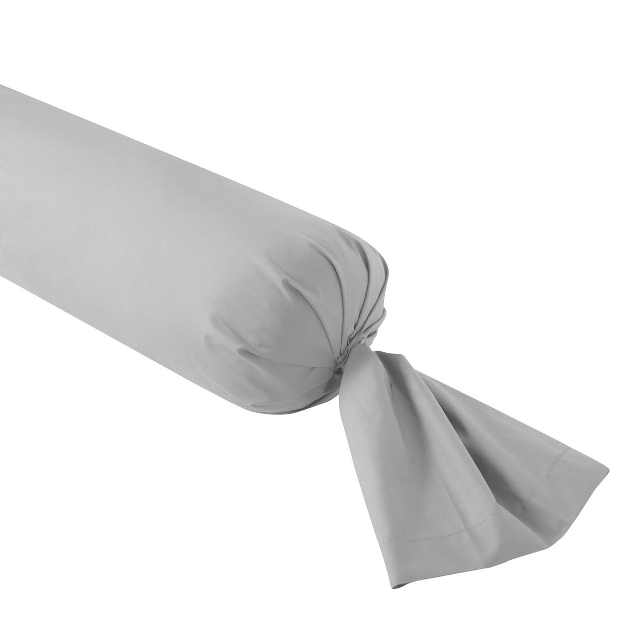 DODO Taie de traversin influence percale pierre. Coloris disponibles : Gris