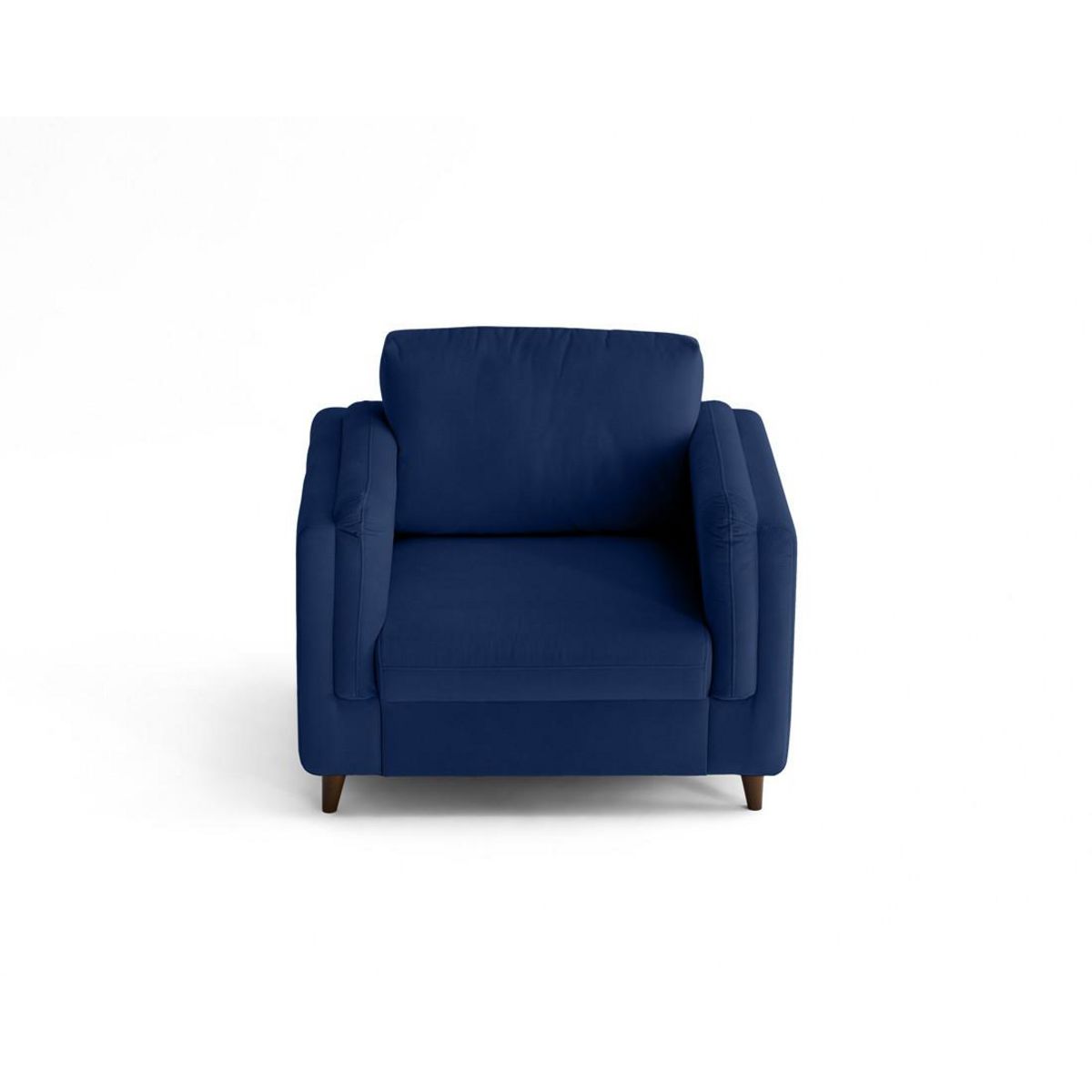 LISA DESIGN Brooke - fauteuil en velours pieds en bois