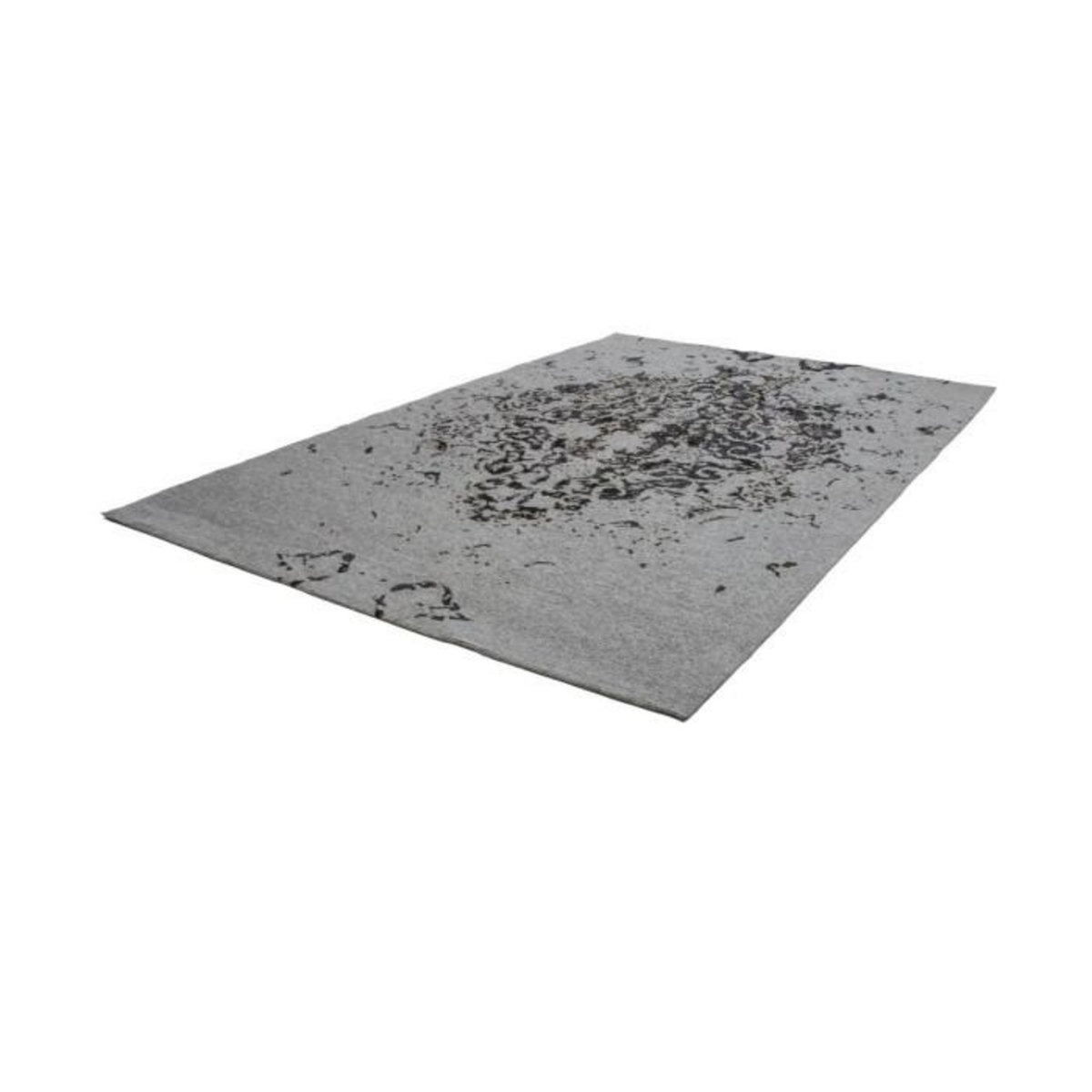 Paris Prix Tapis à Poils Courts Fait Main  Ballerina  Gris