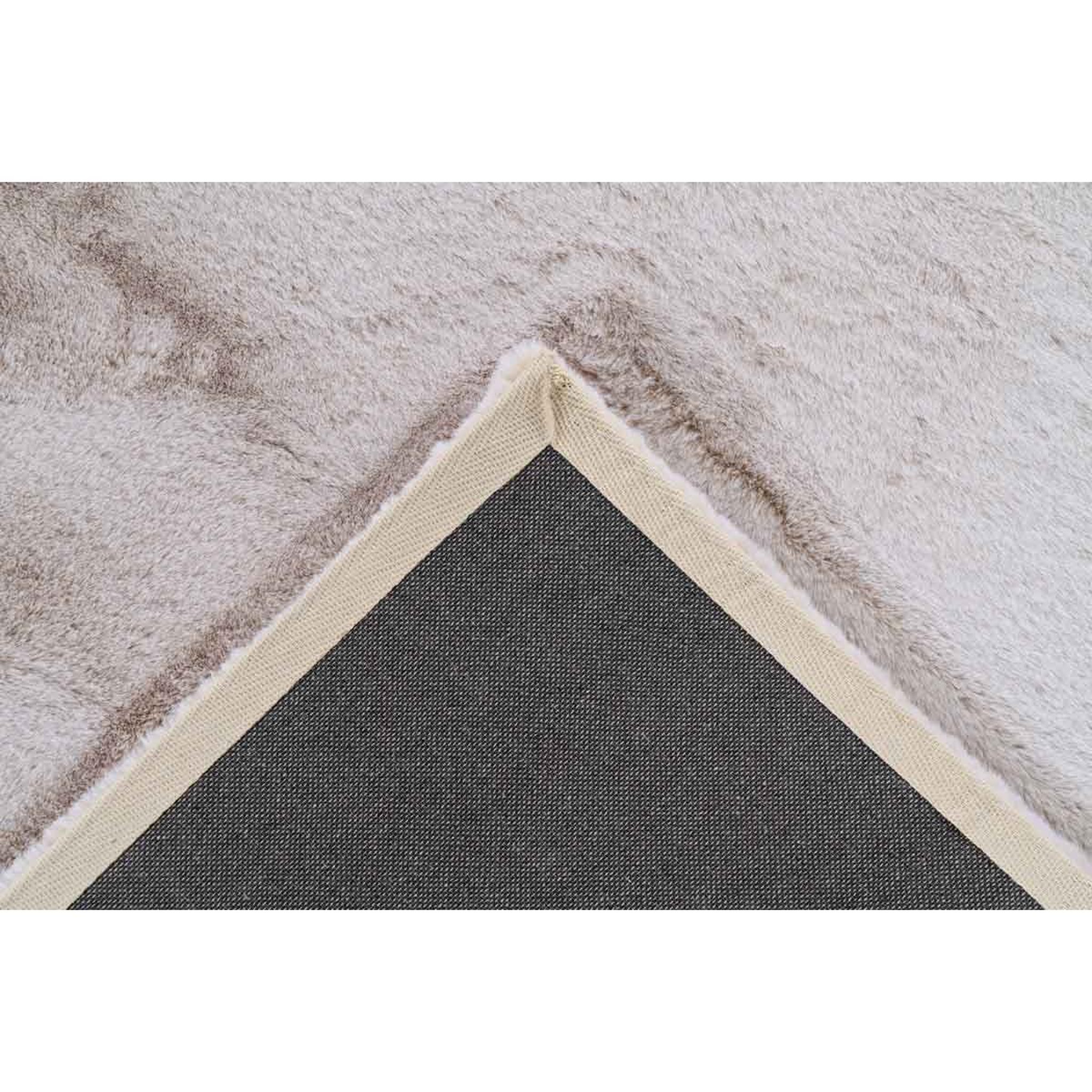 Voir la diapositive 4 : Paris Prix Tapis à poils longs uni  saika  crème & blanc