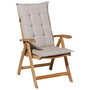 Voir la diapositive 1 : MADISON Madison Coussin de chaise a dossier haut Panama 123x50 cm Beige clair