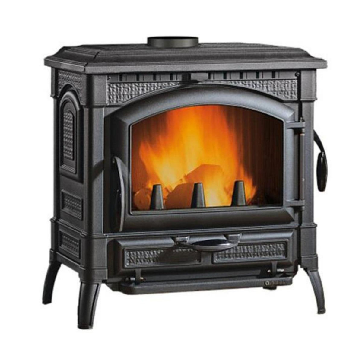 NORDICA EXTRAFLAME Poêle à bois en fonte émaillée 9.3kw - ISOTTALEAN