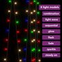 Voir la diapositive 4 : VIDAXL Rideaux lumineux à LED 3x3 m 300 LED Multicolore 8 fonctions