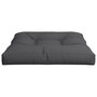 Voir la diapositive 5 : VIDAXL Coussin de palette noir 70x70x12 cm tissu