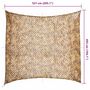 Voir la diapositive 6 : VIDAXL Filet de camouflage avec sac de rangement 521x493 cm sable