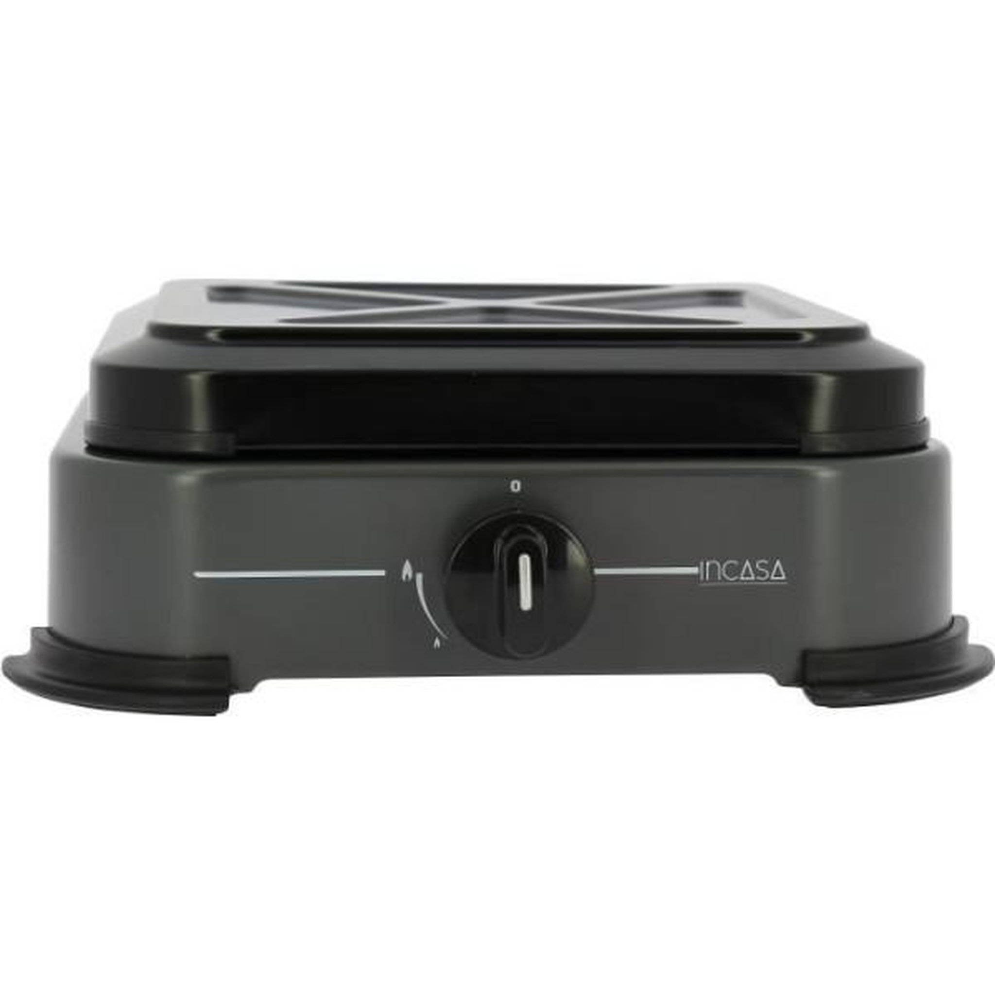 Incase Réchaud a gaz d'extérieur 1 feu - incasa - 016464 - 2,2 kw - noir - camping