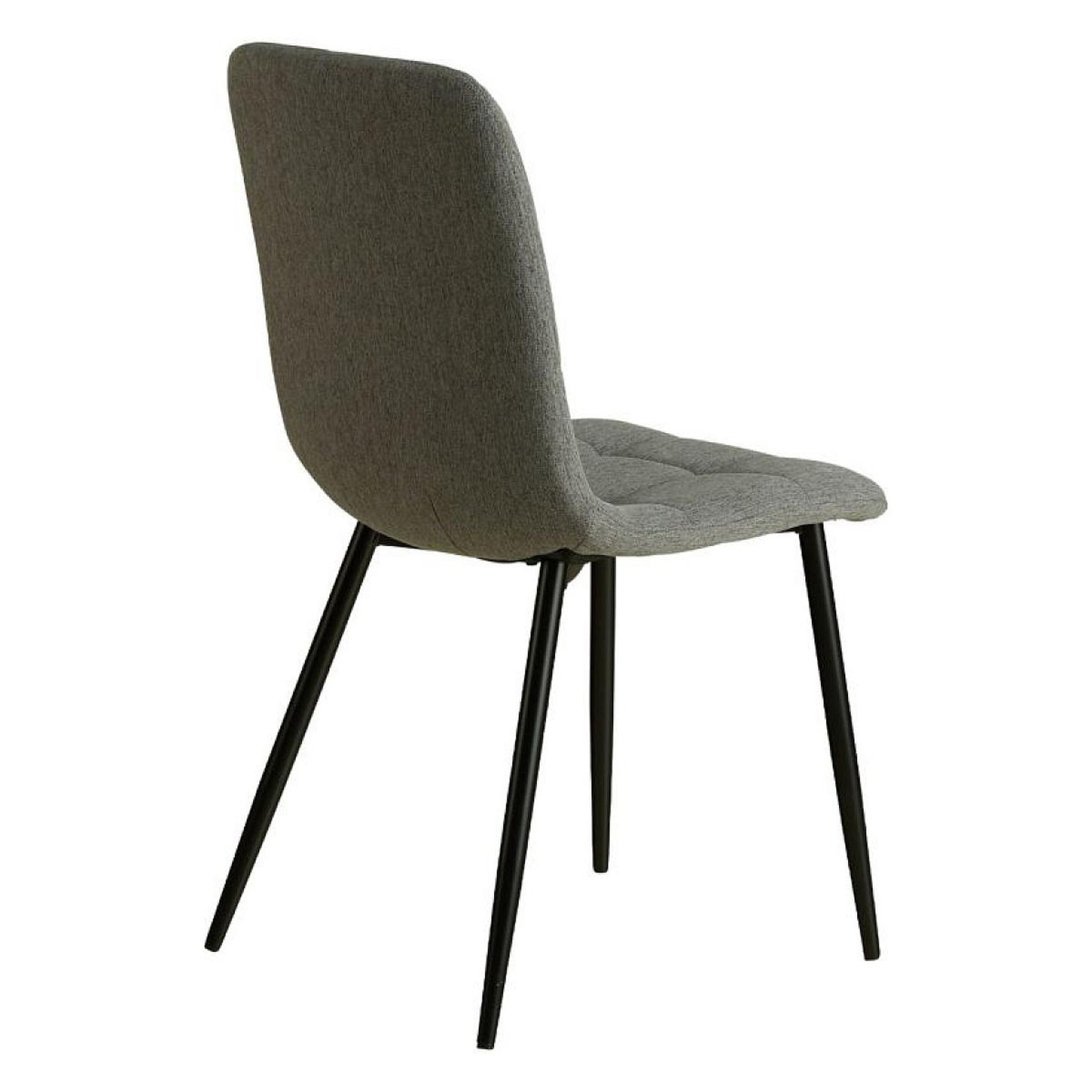 Voir la diapositive 2 : HomeStyle4U Chaise de salle à manger lot 4 chaises grises