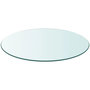 Voir la diapositive 2 : VIDAXL Dessus de table ronde en verre trempe 500 mm