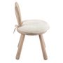 Voir la diapositive 3 : Paris Prix Chaise pour Enfant  Oreilles Lapin  56cm Naturel