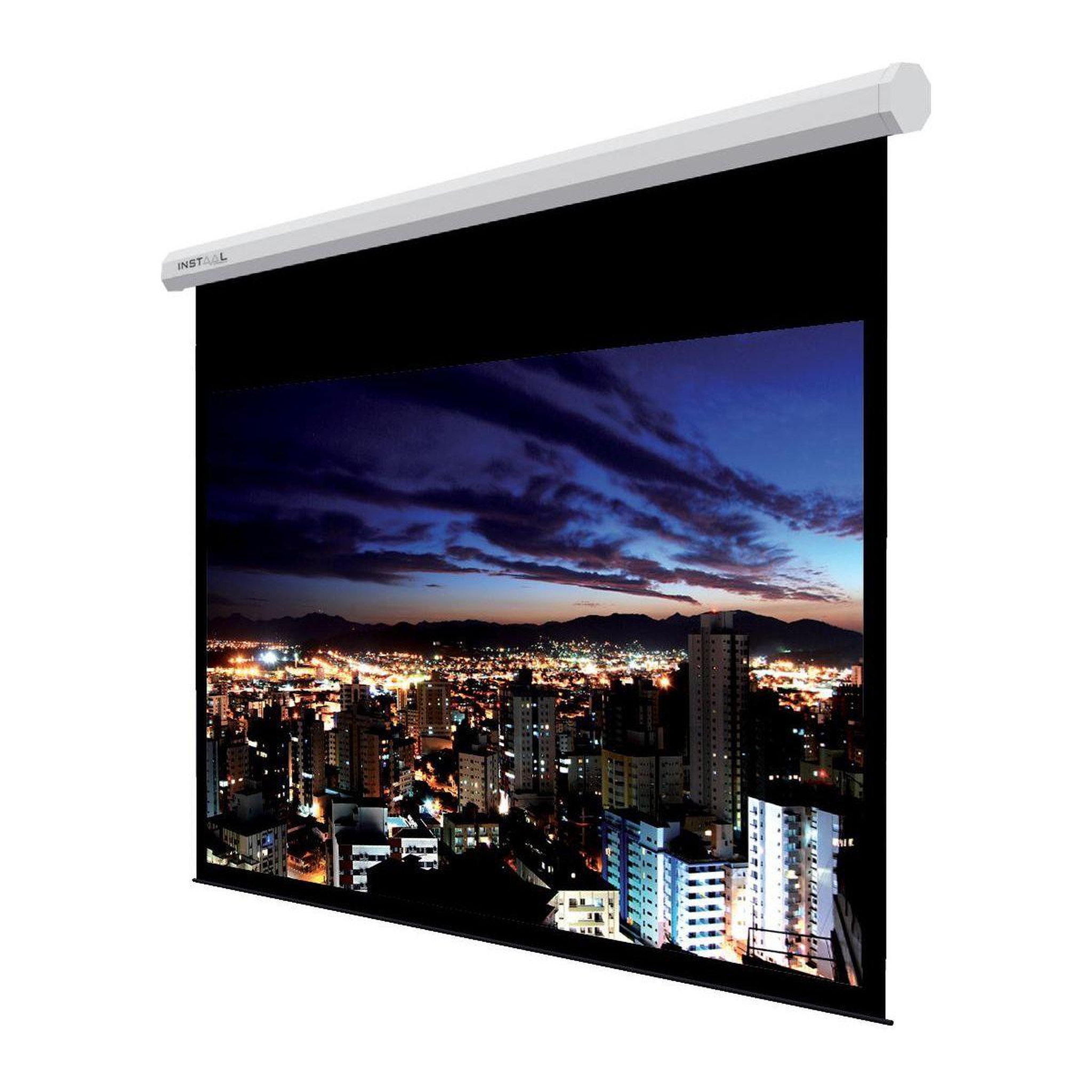 Voir la diapositive 2 : INSTAAL Ecran de projection 240x135cm motorisé 16:9