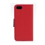amahousse Housse Huawei Y5 2018 folio rouge languette aimantée