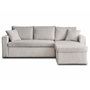 Voir la diapositive 6 : BEST MOBILIER Cyrus - canapé d'angle réversible 4 places - convertible avec coffre - en velours côtelé