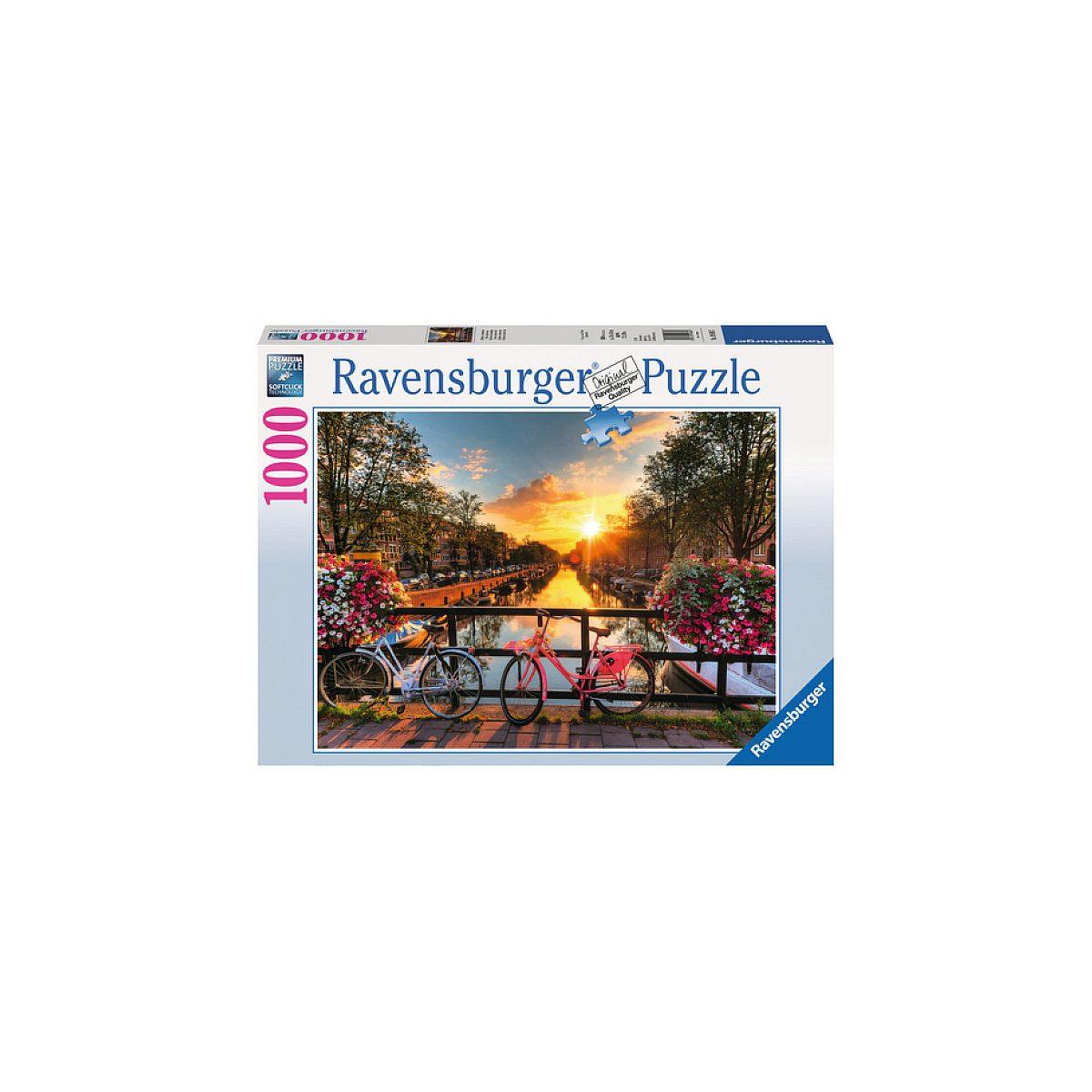 RAVENSBURGER Puzzle 1000 p -  vélos à amsterdam