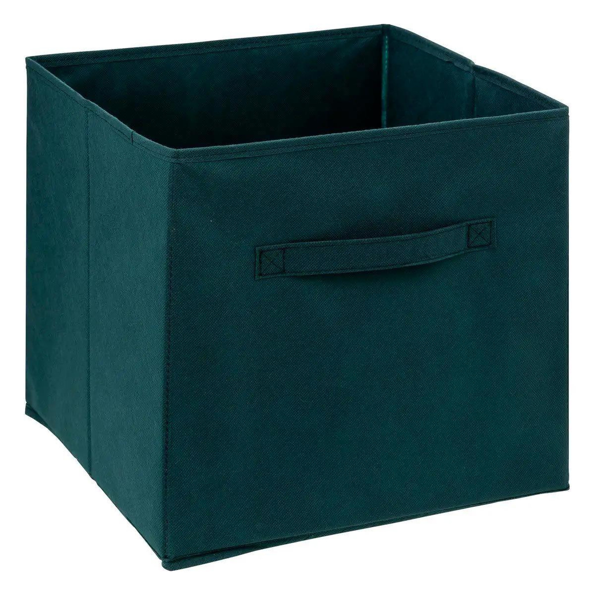 Voir la diapositive 1 : FIVE Boîte de rangement carrée  mix n'modul  31x31cm bleu pétrole