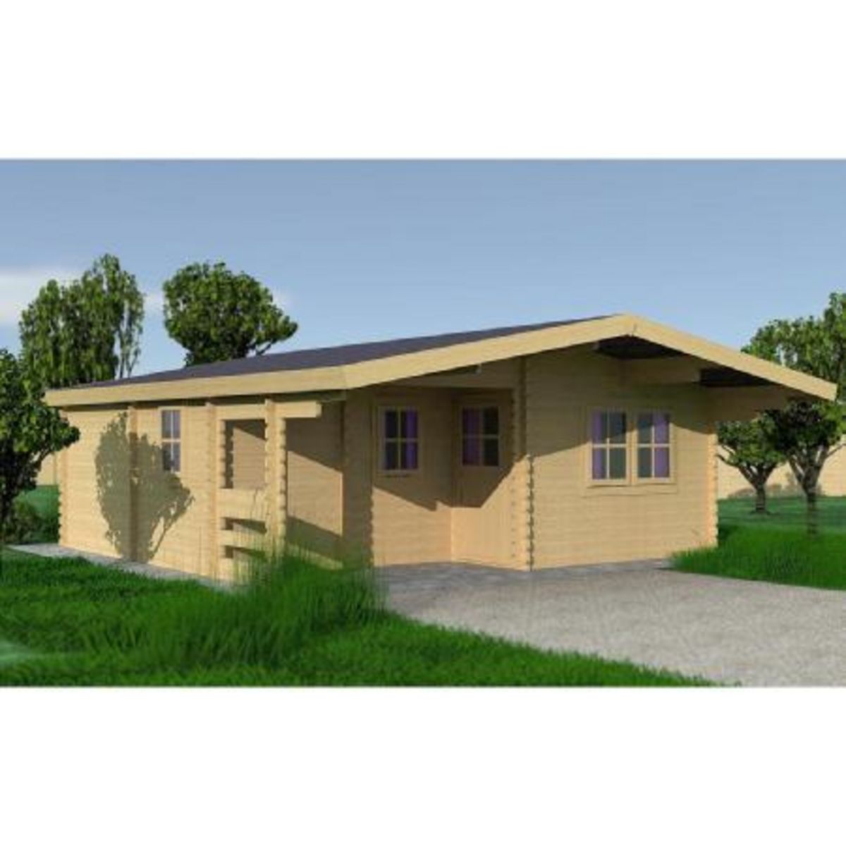 Abri de jardin bois 29m²
