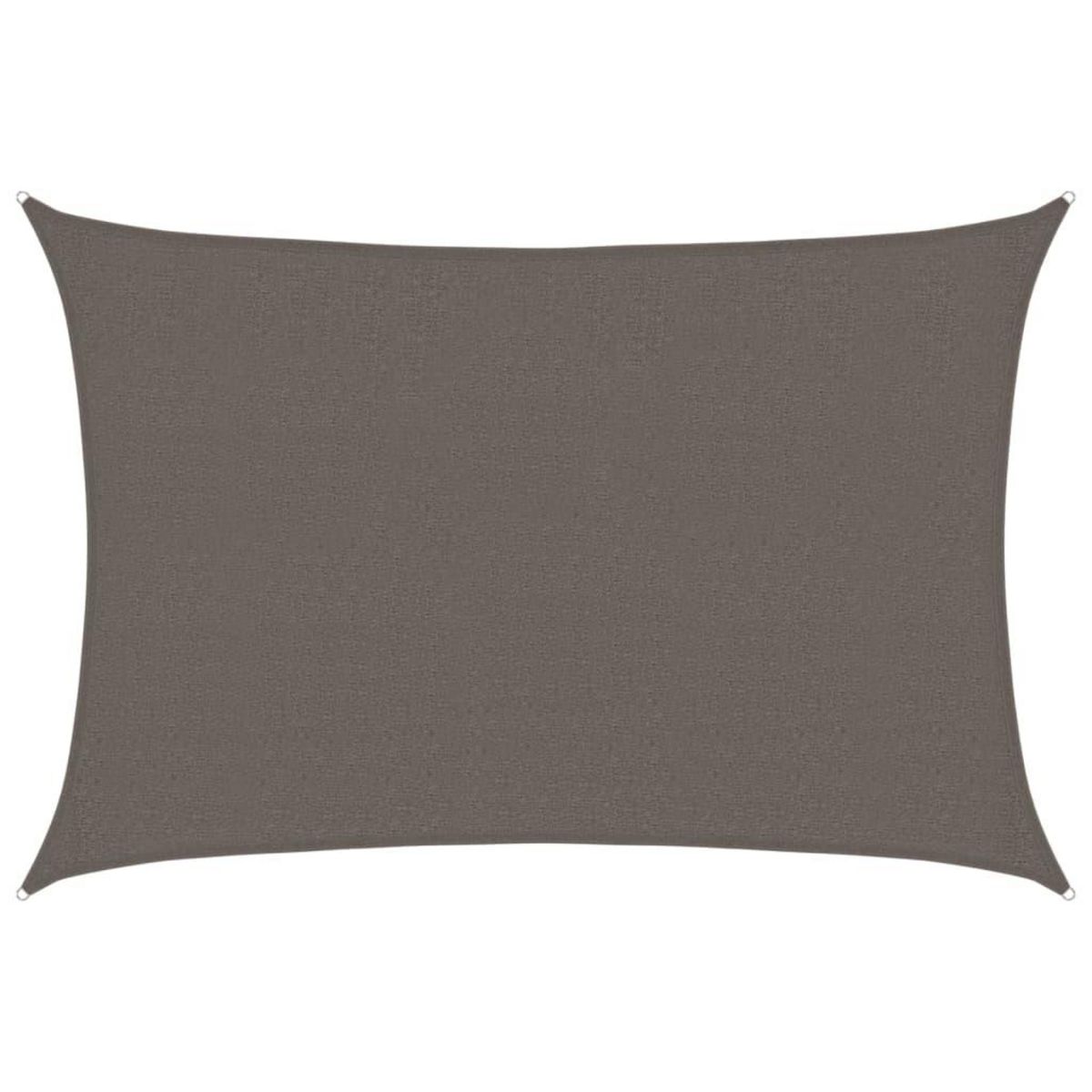 VIDAXL Voile d'ombrage 160 g/m^2 Anthracite 2,5x4 m PEHD