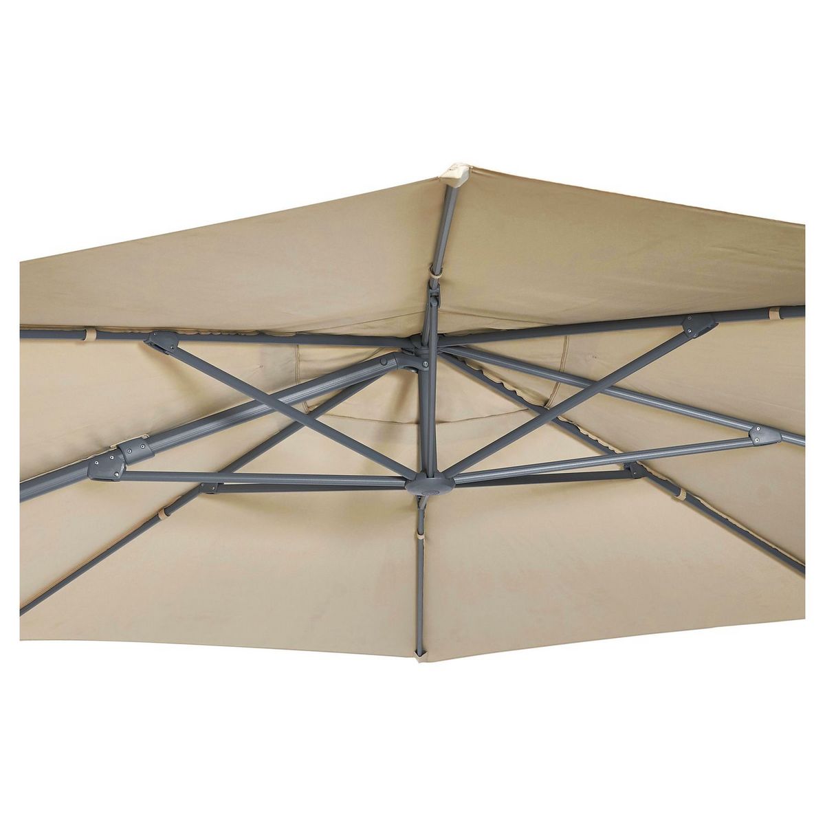 GARDENSTAR Parasol déporté 360° beige