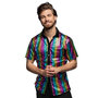 Voir la diapositive 1 : Boland Chemise disco Diamond arc-en-ciel - Homme - XL