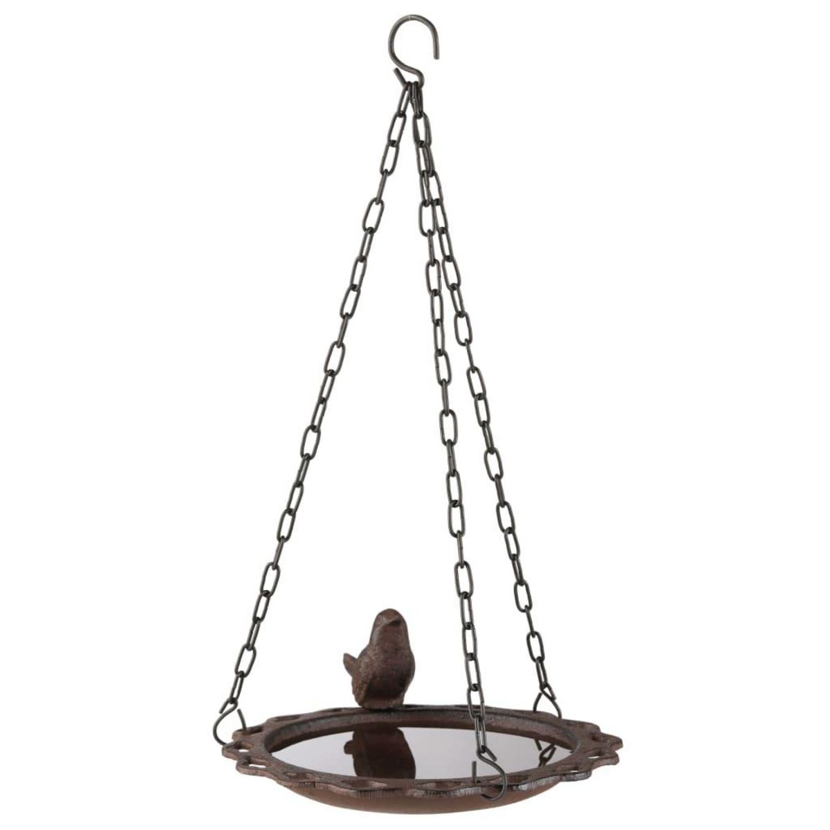 HI HI Baignoire suspendue pour oiseaux 20,5 cm Marron
